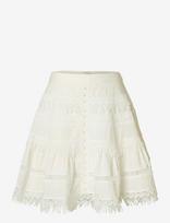 Selected - Slfsilja Hw Short Skirt - Trumpas sijonas - Balta