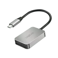 LogiLink USB 3.0 Dviejų kortelių skaitytuvas USB-C/SD/microSD alu (CR0050)