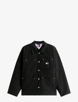 Tommy Jeans - Tjw Chore Jacket Ext - Lengva vasarinė striukė - Juoda