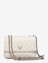 GUESS - Giully Ii 2 Comp Cnvrtble Flap - Rankinė - Kreminė spalva