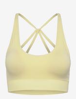 Drop Of Mindfulness - Double Strap Bra - Sportinė liemenė - Geltona
