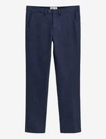 Gant - Slim Cotton Herringbone Pants - Laisvalaiko marškiniai - Mėlyna
