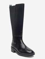 Tommy Hilfiger - Th Minimal Abrasivato Long Boot - Ilgaauliai batai - Juoda