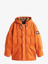 Tommy Hilfiger - Square Baffled Down Parka - Paminkštinta striukė - Oranžinė