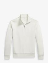 Polo Ralph Lauren - Double-Knit Quarter-Zip Pullover - Megztinis - Kreminė spalva