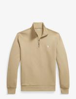 Polo Ralph Lauren - Double-Knit Quarter-Zip Pullover - Megztinis - Smėlio