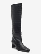 Copenhagen Studios - Cph297 Croco Leather Black - Ilgaauliai batai - Juoda