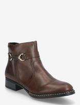 Rieker - Rieker Ladies Mid Height Boots 73487-25 Brown - Kaubojų batai - Ruda