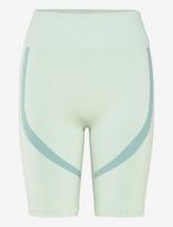 Hummel - Hmlhiit Seamless Short Tights - Treniruočių šortai - Žalia
