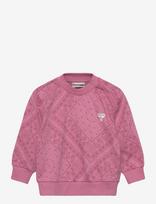 Hummel - Hmlmini Loose Paisley Aop Sweatshir - Megztinis - Rožinė