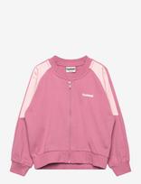 Hummel - Hmlmini Loose Block Zip Jacket - Bomberio striukė - Rožinė