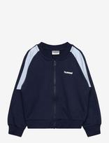 Hummel - Hmlmini Loose Block Zip Jacket - Bomberio striukė - Tamsiai mėlyna