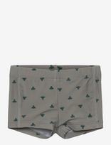 Hummel - Hmlmini Bee Aop Swim Shorts - Maudymosi šortai - Chaki spalva