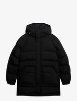 Superdry - Xpd Longline Baffle Parka - Parka stiliaus striukė - Juoda