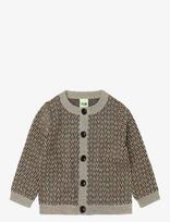 FUB - Baby Herringbone Cardigan - Megztinis - Smėlio