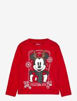 Mickey Mouse - Tshirt - Ilgarankoviai marškinėliai - Raudona