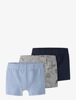 Name It - Nmmtights 3P Grey Space Noos - Apatinės kelnaitės - Mėlyna