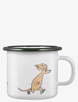 Muurla - Moomin Enamel Mug Retro Sniff 2,5Dl - Arbatos puodelis - Balta