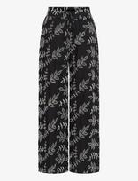 Kaffe - Kaelora Pants - Plačios kelnės - Juoda
