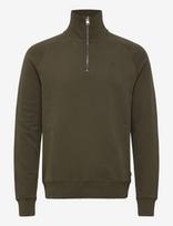 Morris - Maryon Half Zip Sweatshirt - Megztinis su užtrauktuku - Chaki spalva