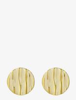 Bud To Rose - Blake Earring Black/Gold - Auskarai - Aukso