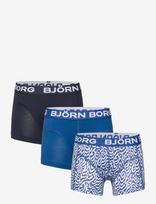 Björn Borg - Cotton Stretch Boxer 3P - Apatinės kelnaitės - Marga / raštuota