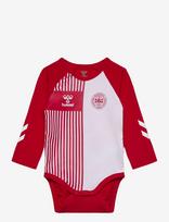 Hummel - Hmlmini Dbu Stripy Body L/S - Ilgarankovis bodis - Raudona
