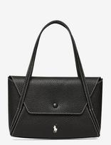 Polo Ralph Lauren - Polo Play Leather Mini Envelope Bag - Rankinė - Juoda