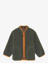 CeLaVi - Boys Teddy Fleece Jacket - Flisinė striukė - Žalia