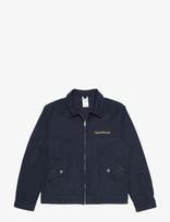Nudie Jeans - Blake Zip Jacket Embroided - Lengva striukė - Tamsiai mėlyna