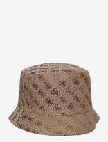 GUESS - Noelle Ii Db Face Jcq Rain Hat - Kepurė - Ruda
