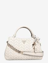 GUESS - Cheryl Triple Comp Satchel - Rankinė - Smėlio