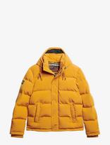 Superdry - Everest Short Hooded Puffer - Paminkštinta striukė - Geltona