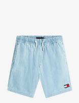 Tommy Hilfiger - Wavy Flag Herringbone Short - Laisvalaikio šortai - Mėlyna