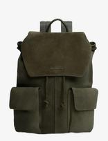Tommy Hilfiger - Th Soft Suede Backpack - Kuprinė - Chaki spalva