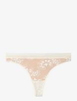 Calvin Klein - Thong - Stringai - Kreminė spalva
