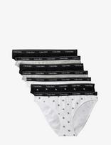 Calvin Klein - Bikini 7Pk - Braziliškos kelnaitės - Juoda