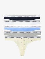 Calvin Klein - Thong 5 Pk - Stringai - Marga / raštuota