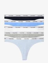 Calvin Klein - Thong 5 Pk - Stringai - Marga / raštuota
