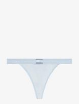 Tommy Hilfiger - Print Tanga Thong - Stringai - Mėlyna