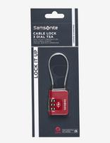 Samsonite - Cablelock 3 Dial Tsa - Kelionių aksesuarai - Raudona