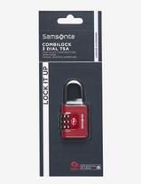 Samsonite - Combilock 3 Dial Tsa - Kelionių aksesuarai - Raudona