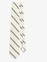 Gant - Striped Tie - Kaklaraištis - Kreminė spalva