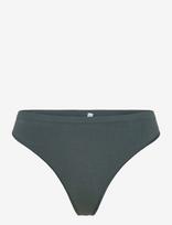 Organic Basics - Seamless Waffle Thong - Stringai - Balta