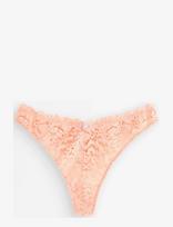 Lindex - Thong With Regular Waist - Stringai - Koralinė spalva