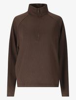 Athlecia - Franye W Half Zip - Sportinis megztinis - Ruda