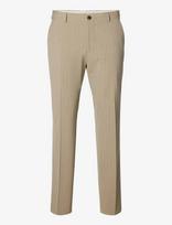 Selected - Slhslim-Liam Pinstriped Trs Flex Noos - Klasikinės kelnės - Smėlio