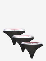 Tommy Hilfiger - 3 Pack Thong - Stringai - Juoda