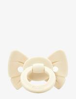 Elodie Details - Pacifier Binky Bow Nb Oat White - Čiulptukas - Kreminė spalva