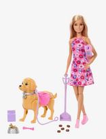 Barbie - “Malibu” Walk & Potty Pup Toy Set - Lėlė - Rožinė